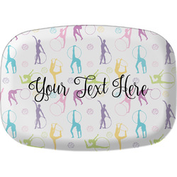Gymnastics with Name/Text Melamine Platter (Personalized)