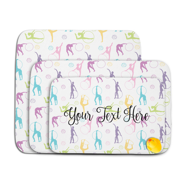 Gymnastics with Name/Text Memory Foam Bath Mat - MAIN PARENT
