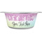 Gymnastics with Name/Text Stainless Steel Dog Bowl (Personalized)
