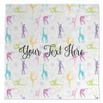 Gymnastics with Name/Text Microfiber Dish Towel