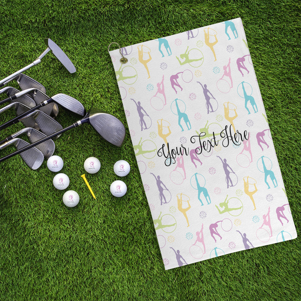 Gymnastics with Name/Text Microfiber Golf Towels - LIFESTYLE