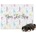 Gymnastics with Name/Text Dog Blanket - Regular (Personalized)