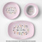 Gymnastics with Name/Text Microwave & Dishwasher Safe CP Plastic Dishware - Group
