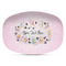 Gymnastics with Name/Text Microwave & Dishwasher Safe CP Plastic Platter - Main