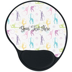 Gymnastics with Name/Text Mouse Pad with Wrist Support