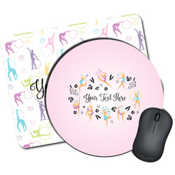 Gymnastics with Name/Text Mouse Pad