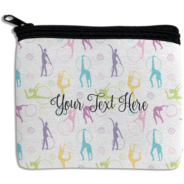 Custom Gymnastics with Name/Text Rectangular Coin Purse (Personalized)