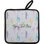 Gymnastics with Name/Text Pot Holder
