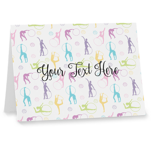 Custom Gymnastics with Name/Text Note cards (Personalized)
