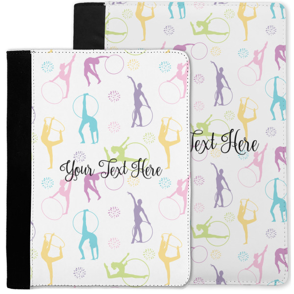 Gymnastics with Name/Text Notebook Padfolio - MAIN