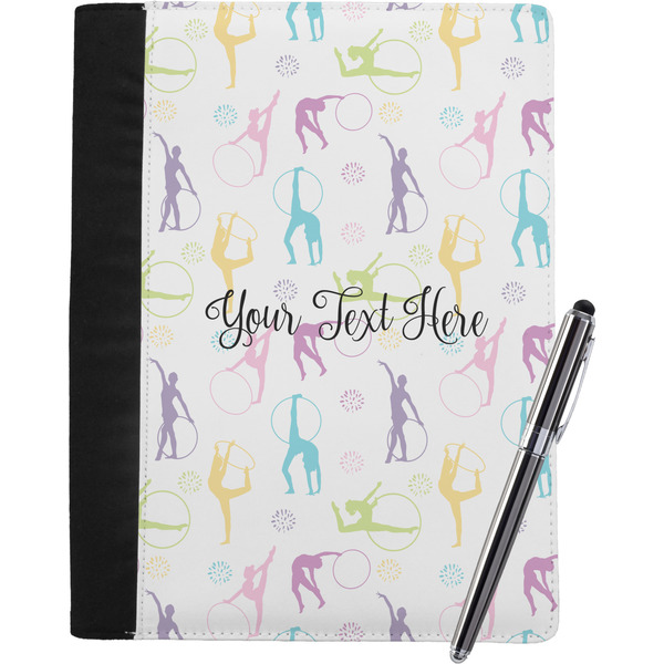 Custom Gymnastics with Name/Text Notebook Padfolio - Large