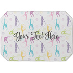 Gymnastics with Name/Text Dining Table Mat - Octagon (Single-Sided)