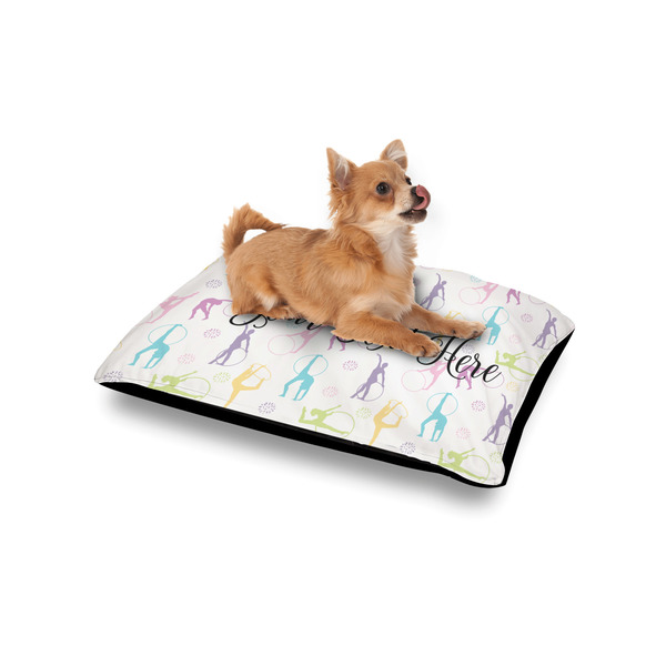 Gymnastics with Name/Text Outdoor Dog Beds - Small - IN CONTEXT
