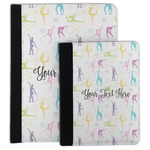 Gymnastics with Name/Text Padfolio Clipboard