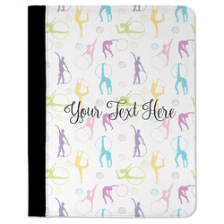 Gymnastics with Name/Text Padfolio Clipboard - Large