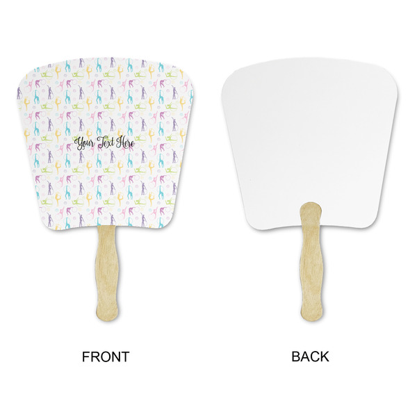 Gymnastics with Name/Text Paper Fans - Approval