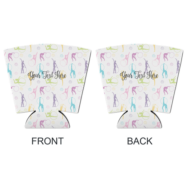 Gymnastics with Name/Text Party Cup Sleeves - with bottom - APPROVAL