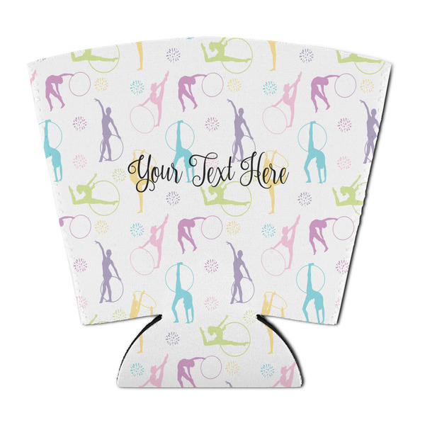Gymnastics with Name/Text Party Cup Sleeves - with bottom - FRONT