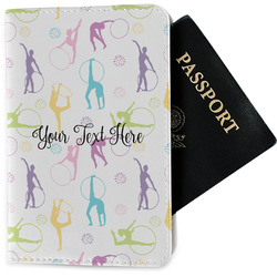 Gymnastics with Name/Text Passport Holder - Fabric (Personalized)