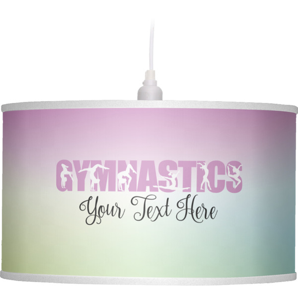 Gymnastics with Name/Text Pendant Lamp Shade
