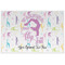 Gymnastics with Name/Text Personalized Placemat (Back)