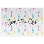 Gymnastics with Name/Text Laminated Placemat