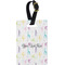 Gymnastics with Name/Text Plastic Luggage Tag - Rectangular
