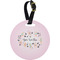 Gymnastics with Name/Text Personalized Round Luggage Tag