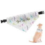 Gymnastics with Name/Text Dog Bandana - XLarge (Personalized)