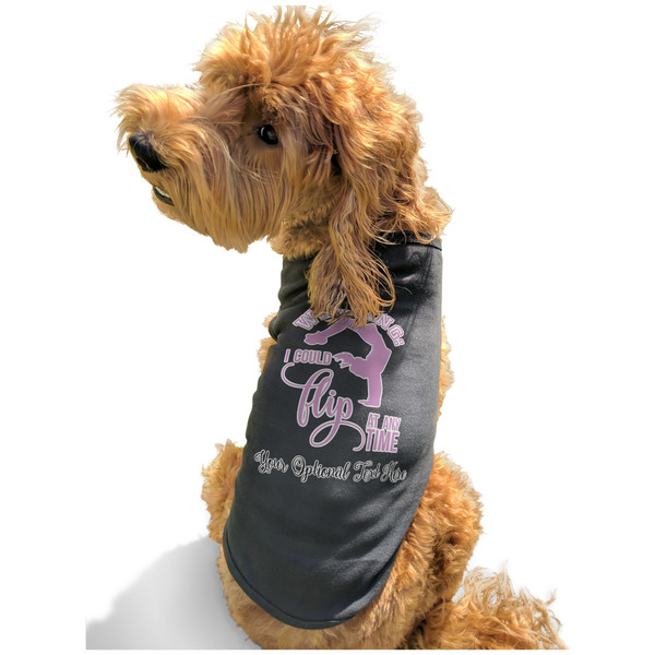 Gymnastics with Name/Text Pet Shirt - Main