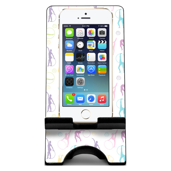 Gymnastics with Name/Text Phone Stand w/ Phone