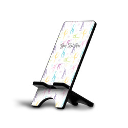 Gymnastics with Name/Text Cell Phone Stand (Large) (Personalized)