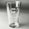 Gymnastics with Name/Text Pint Glass - Engraved (Single)