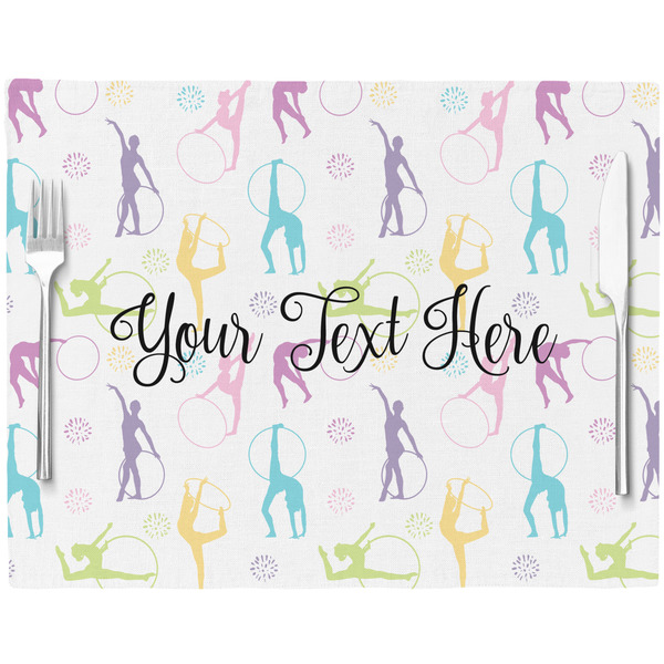 Gymnastics with Name/Text Placemat with Props