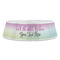 Gymnastics with Name/Text Plastic Pet Bowls - Large - FRONT
