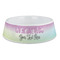 Gymnastics with Name/Text Plastic Dog Bowl - Large