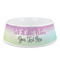 Gymnastics with Name/Text Plastic Dog Bowl