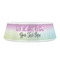Gymnastics with Name/Text Plastic Pet Bowls - Small - FRONT