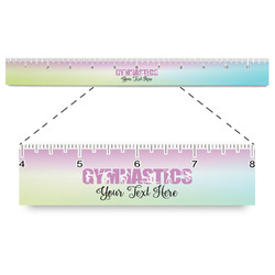 Gymnastics with Name/Text Plastic Ruler - 12"