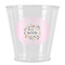 Gymnastics with Name/Text Plastic Shot Glasses - Front/Main