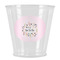 Gymnastics with Name/Text Plastic Shot Glass