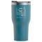 Gymnastics with Name/Text RTIC Tumbler - Dark Teal - Front