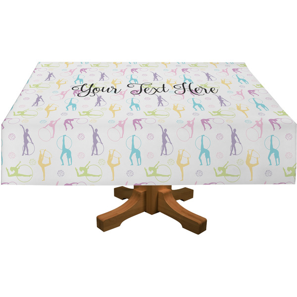 Gymnastics with Name/Text Rectangular Tablecloths (Personalized)