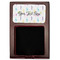 Gymnastics with Name/Text Red Mahogany Sticky Note Holder - Flat
