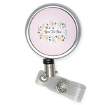 Gymnastics with Name/Text Retractable Badge Reel (Personalized)