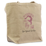 Gymnastics with Name/Text Reusable Cotton Grocery Bag