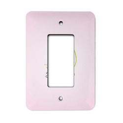 Gymnastics with Name/Text Rocker Style Light Switch Cover - Single Switch