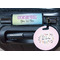 Gymnastics with Name/Text Round Luggage Tag & Handle Wrap - In Context