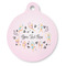 Gymnastics with Name/Text Round Pet ID Tag - Large - Front