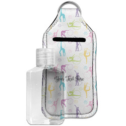 Gymnastics with Name/Text Hand Sanitizer & Keychain Holder - Large